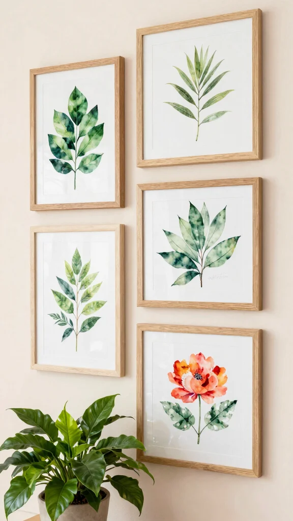 13 Trendy Wall Art Prints That Feel Fresh, Modern, and Pinterest-Worthy - 1. Botanical Bliss 1
