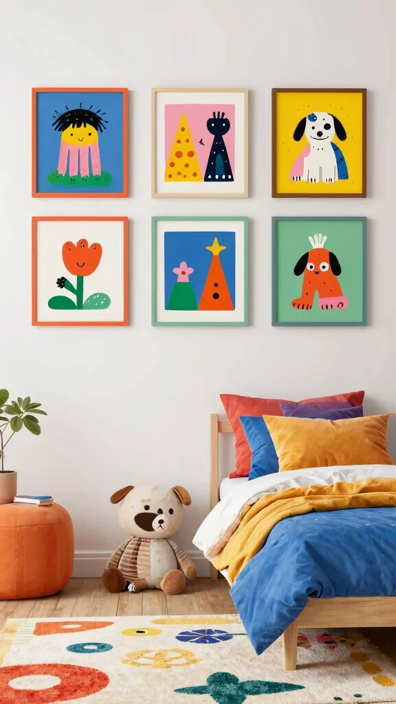 13 Trendy Wall Art Prints That Feel Fresh, Modern, and Pinterest-Worthy - 11. Playful Illustrations 1