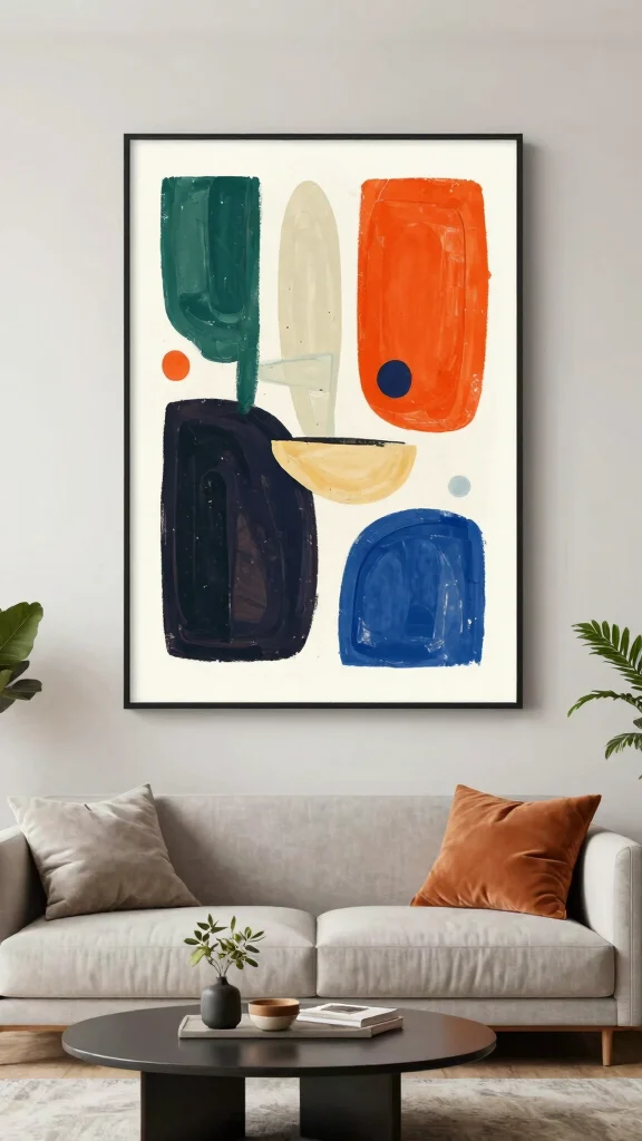 13 Trendy Wall Art Prints That Feel Fresh, Modern, and Pinterest-Worthy - 2. Abstract Art Adventure 1