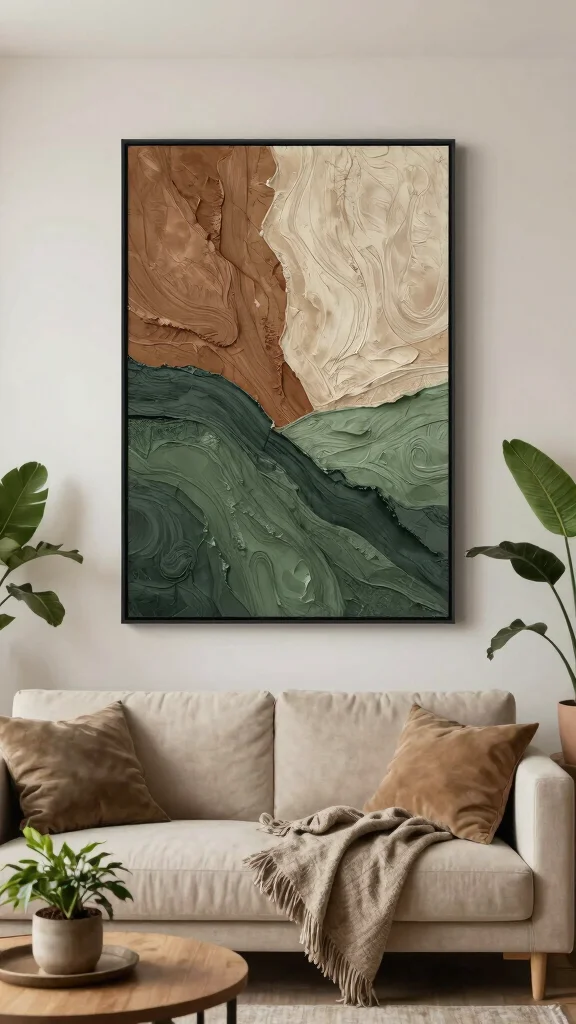 13 Trendy Wall Art Prints That Feel Fresh, Modern, and Pinterest-Worthy - 6. Earthy Tones and Textures 1