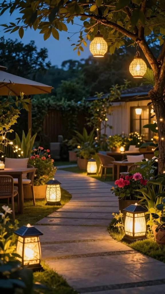 14 Lamp Design Ideas to Brighten Your Home with Style - 3. Solar-Powered Outdoor Lamps 1