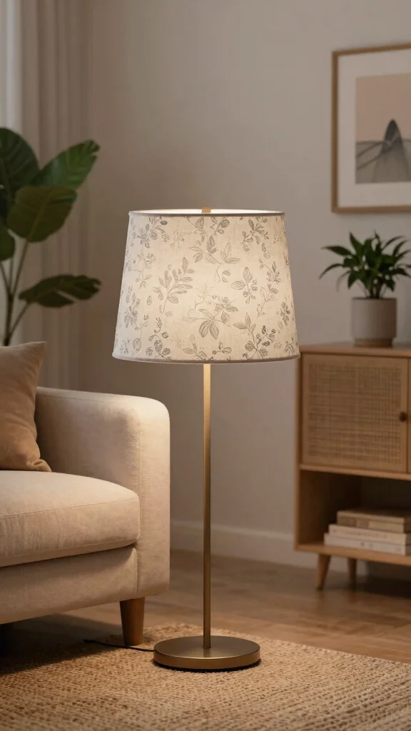 14 Lamp Design Ideas to Brighten Your Home with Style - 4. Fabric Lampshades for a Soft Glow 1