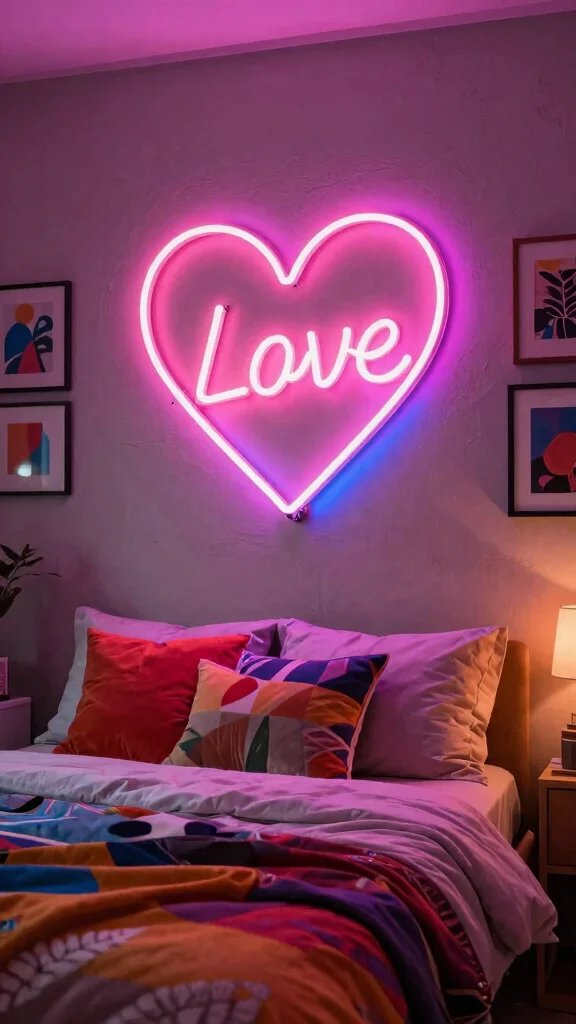 14 Lamp Design Ideas to Brighten Your Home with Style - 6. LED Neon Light Designs 1
