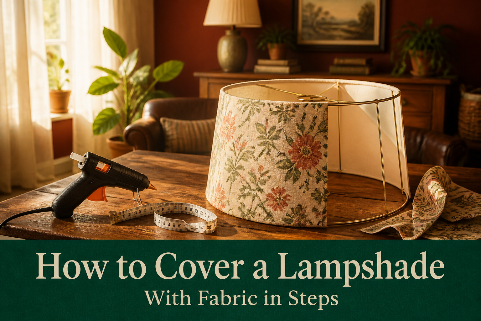 How to Cover a Lampshade With Fabric in 8 Steps (2026)