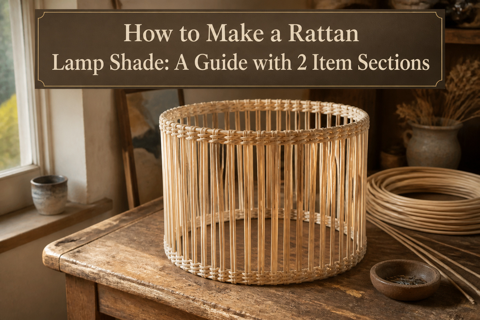 How to Make a Rattan Lamp Shade: A 2026 Guide with 2 Item Sections