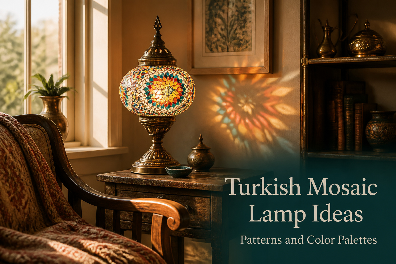 Turkish Mosaic Lamp Ideas, Patterns and Color Palettes